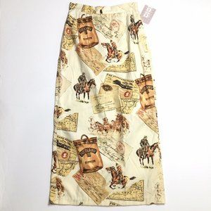 Vtg Dions Of Texas Pony Express Long Skirt Size